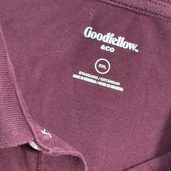 Goodfellow & Co Maroon Short Sleeve Polo – Men’s XXL - Picture 3 of 4